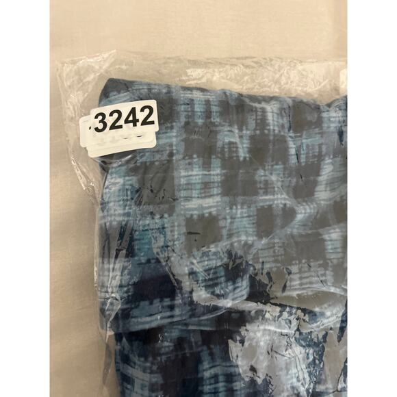 Catherines Women Top‎ 2X Petite Blue Abstract Casual Whimsy Mature Office Travel - Picture 8 of 8